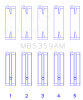 King Engine Bearings Mazda FE 2.0L Main Bearing Set thumbnail 7