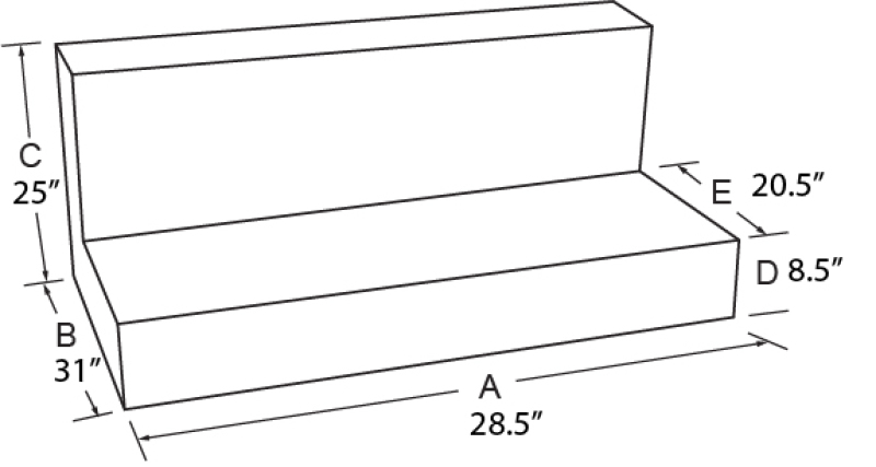 TRA L-Shape Liquid Storage Tank - Steel