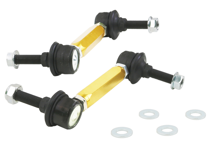 Whiteline Universal Sway Bar End Link Kit - 130-155mm Heavy Duty Adjustable - 10mm Ball Studs thumbnail 2