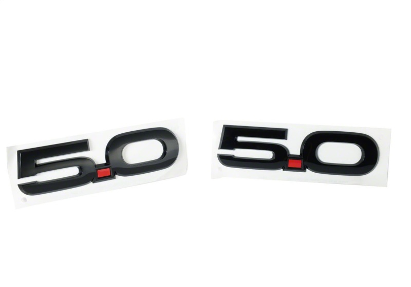 Ford Racing 15-17 Ford Mustang 5.0L Fender Emblem Black thumbnail 5