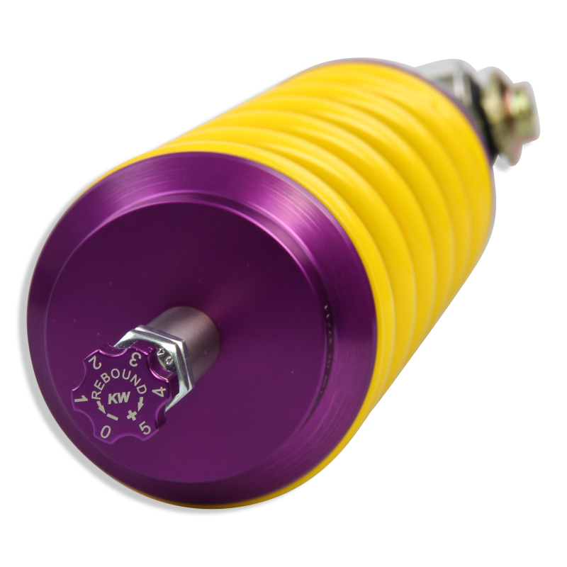 KW Variant 3 Coilover Kits 3522000B Kits, 3, 0.6 - 1.6 in. Lowered Front, 0.6 - 1.8 in. Lowered Rear, Shocks, Yellow Powdercoated Springs, MINI, Kit thumbnail 9