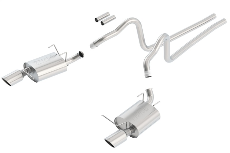 Borla 2011 Ford Mustang 3.7L 6cyl 6spd RWD SS S-Type Catback Exhaust thumbnail 4