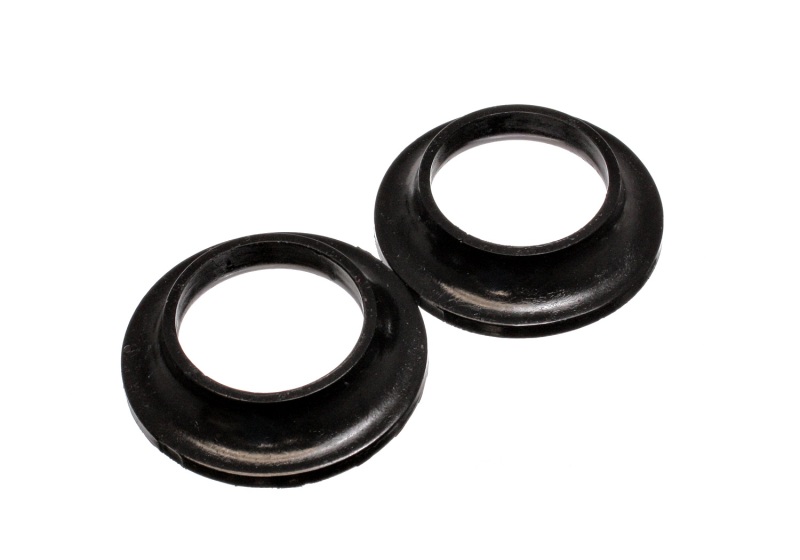 Energy Suspension 91-96 Chevrolet Full Size Black Rear Upper Coil Spring Isolators thumbnail 3
