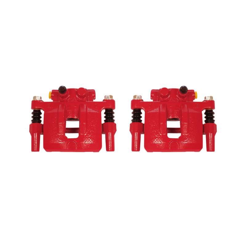 Power Stop 11-14 Chrysler 200 Rear Red Calipers w/Brackets - Pair thumbnail 2