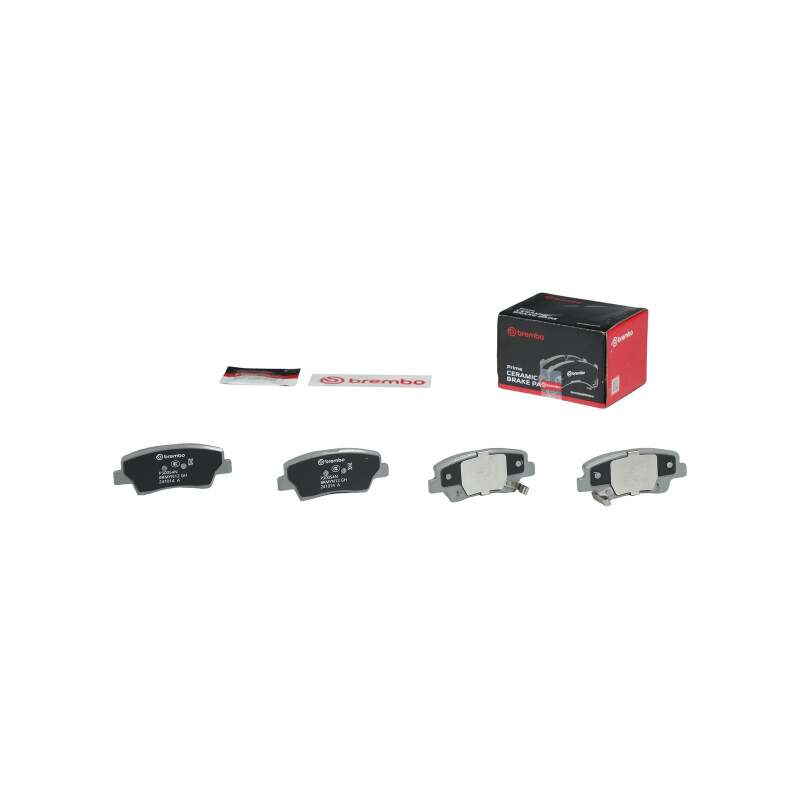 Brembo OE 09-17 Hyundai Azera/11-15 Sonata/Kia Optima PRIME Ceramic Brake Pad - Rear thumbnail 3
