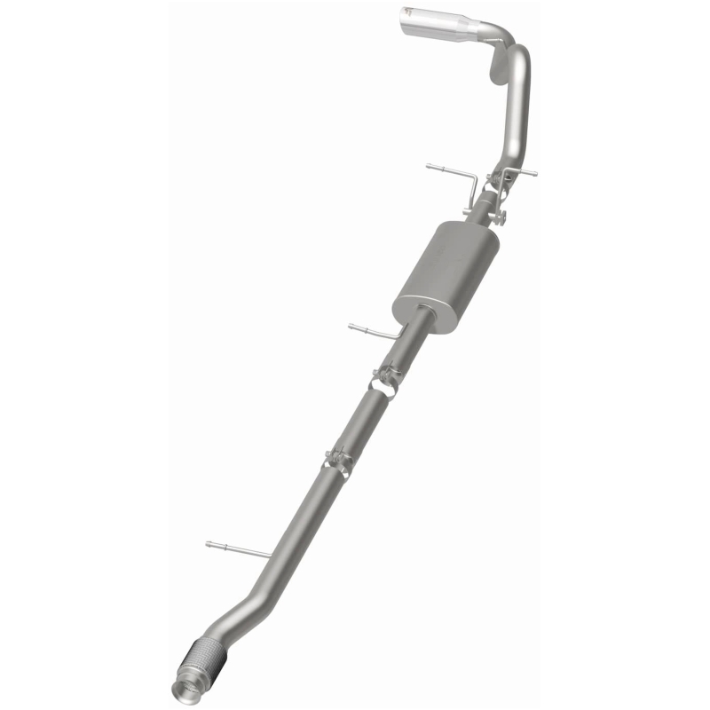 Magnaflow 14 Chevy Silverado V8 5.3L CC/EC Cab Single P/S Rear Exit Stainless Cat Back Perf Exhaust thumbnail 8
