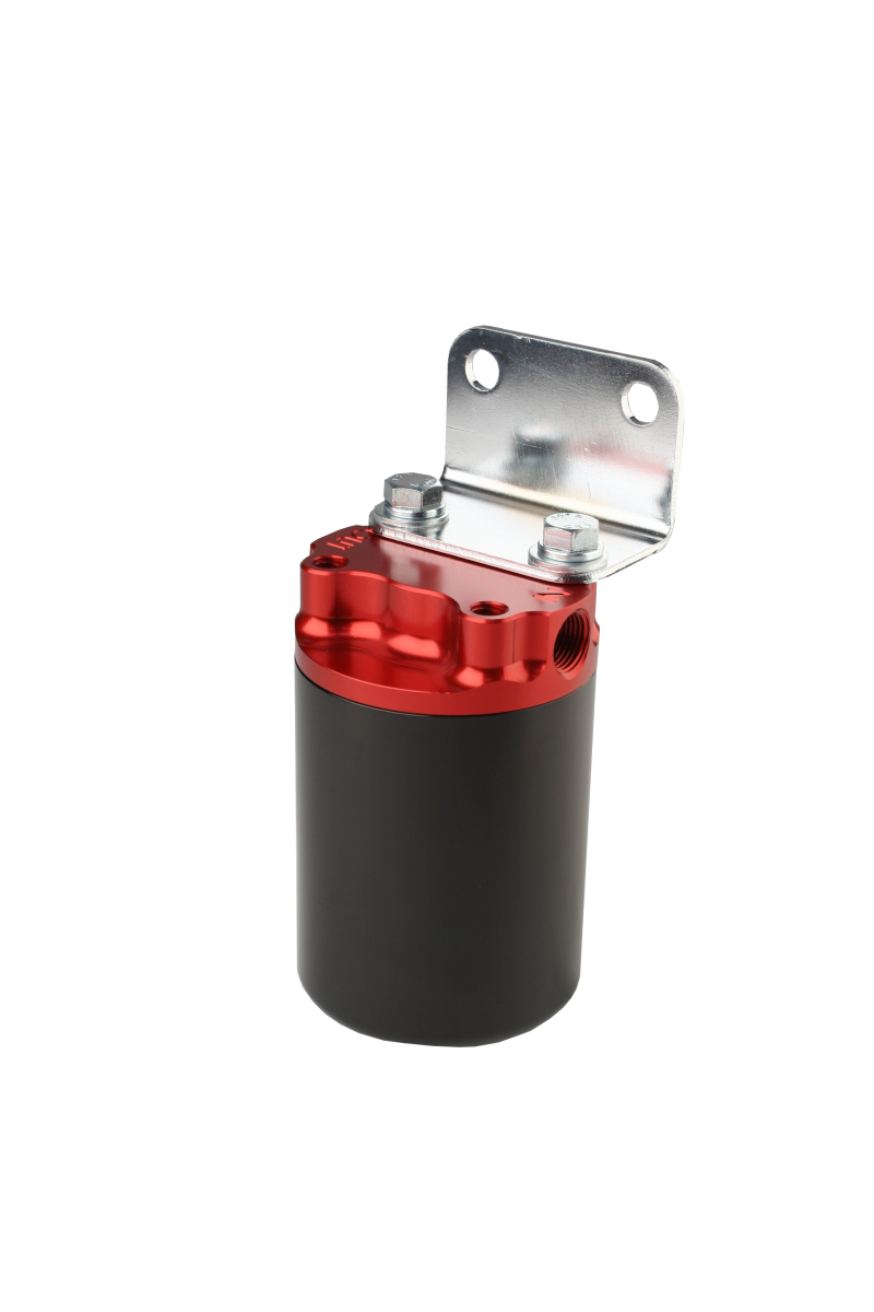 Aeromotive Canister Fuel Filter - 3/8 NPT/100-Micron (Red Housing w/Black Sleeve) thumbnail 9