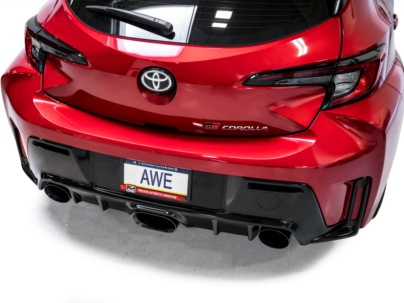 AWE Tuning 2023+ Toyota GR Corolla Touring Edition Exhaust - Diamond Black Tips thumbnail 2