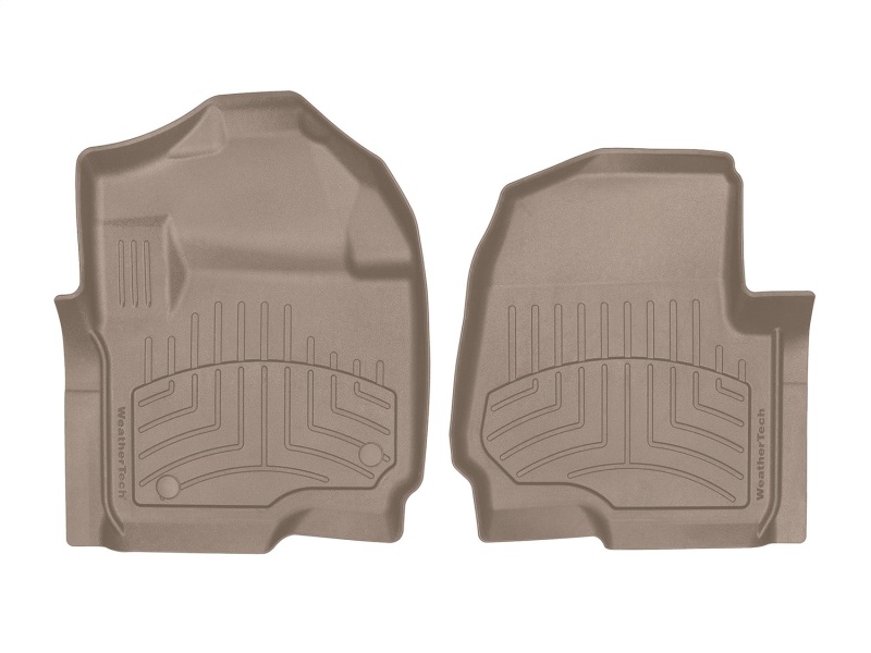 WeatherTech 2017+ Ford F-250/F-350/F-450/F-550 SuperCab/SuperCrew Front FloorLiner HP - Tan thumbnail 4