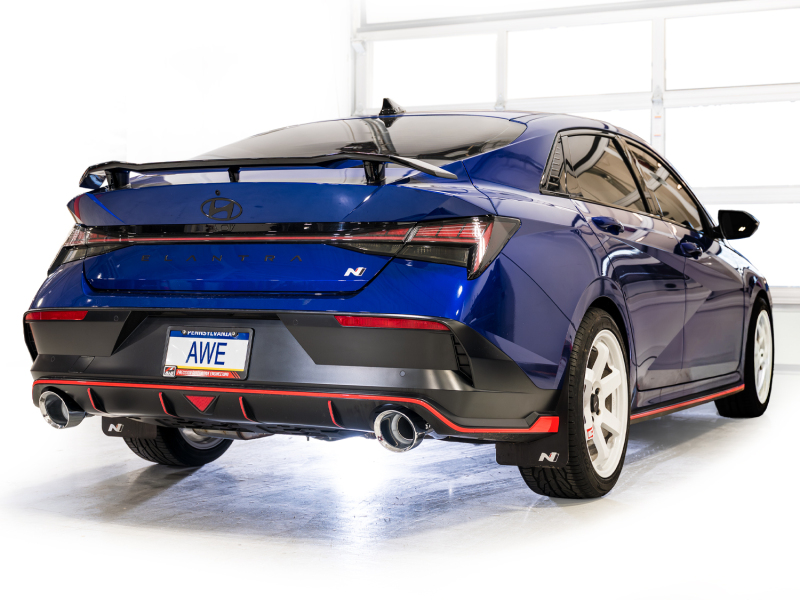 AWE Tuning 22-26 Hyundai Elantra N SwitchPath Cat-Back Exhaust - Chrome Silver Tips thumbnail 5