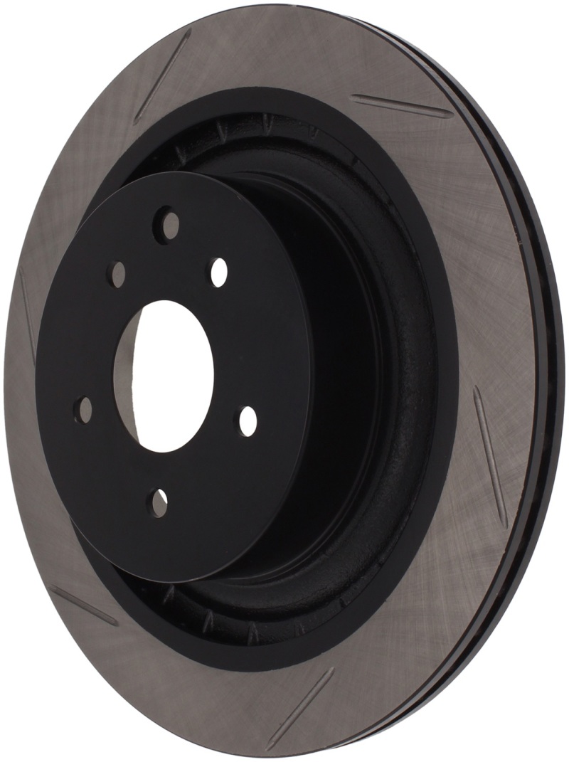 StopTech Power Slot Nissan 370z / Infiniti G37 SportStop Slotted Rear Right Rotor thumbnail 5