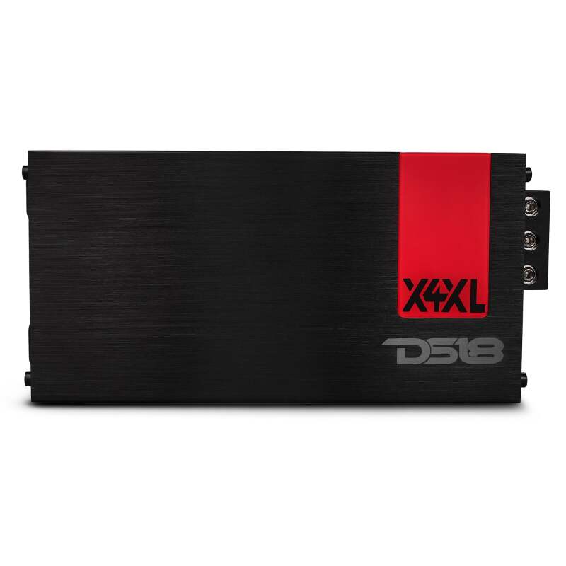 DS18 4-Channel Ultra Compact Class D Amplifier 2x 300/4ohm Bridge 4x 180/2ohm 4x 120/4ohm Watts RMS