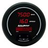 Autometer Black 85.7mm 8000 RPM/160 MPH or 260 km/h Digital Tach/Speedo Combo Gauge thumbnail 6