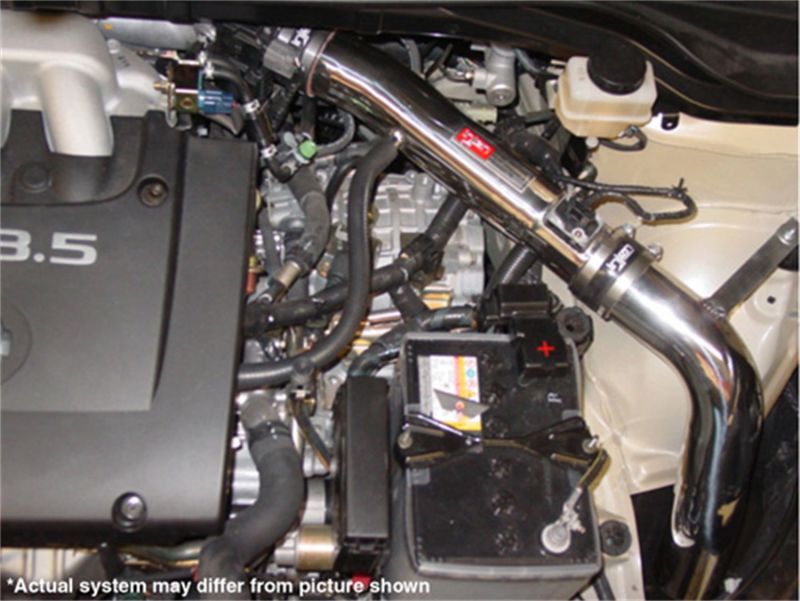 Injen 03-08 Murano 3.5L V6 only Wrinkle Black Power-Flow Air Intake System thumbnail 6