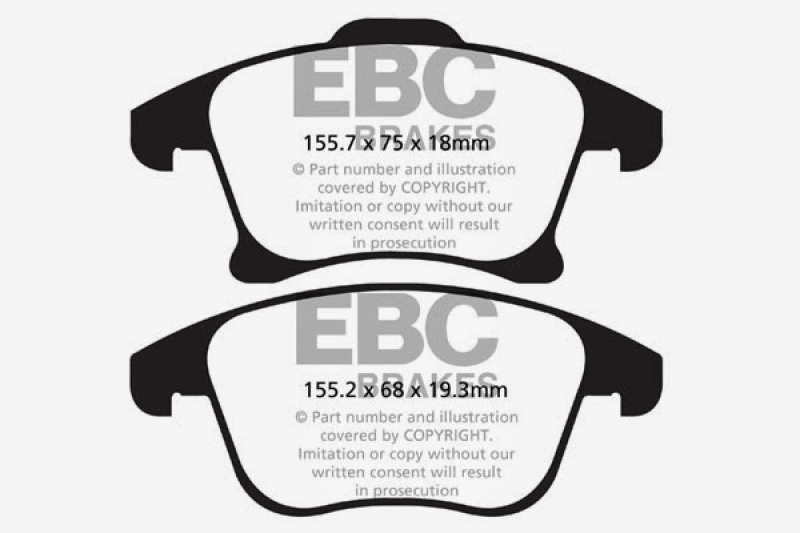 EBC S2 Brake Pad and Rotor Kit (1x ebcDP22159, 1x ebcUSR7674) thumbnail 8