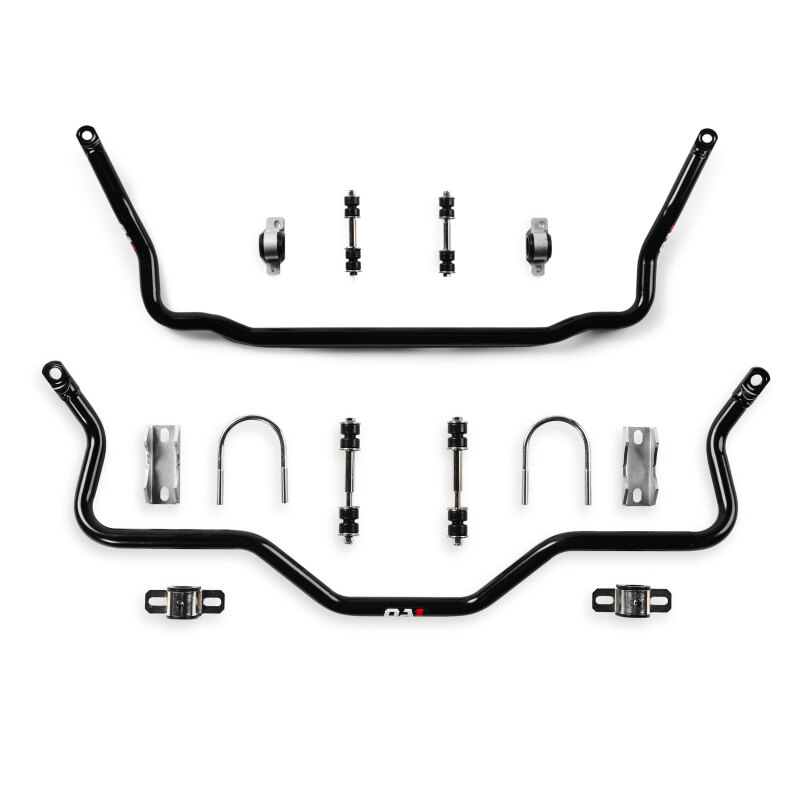 QA1 Sway Bars for 1982-1992 CAMARO, FIREBIRD - 52836 Bar, Front/Rear, Hollow Front/Solid Rear, Chromoly/Steel, Black Powdercoated, 1.250 in./0.875 in. Diameter, Fixed Mount, Chevy, Pontiac, Kit thumbnail 4