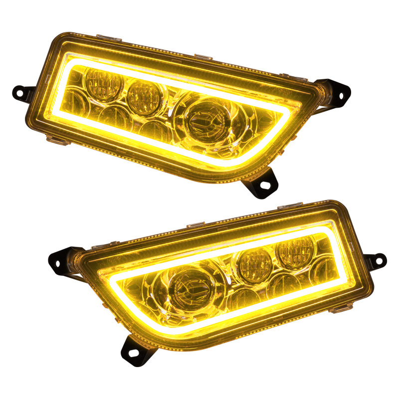 Oracle 14-21 POLARIS RZR 1000 XP Headlight Halo Kit - ColorSHIFT