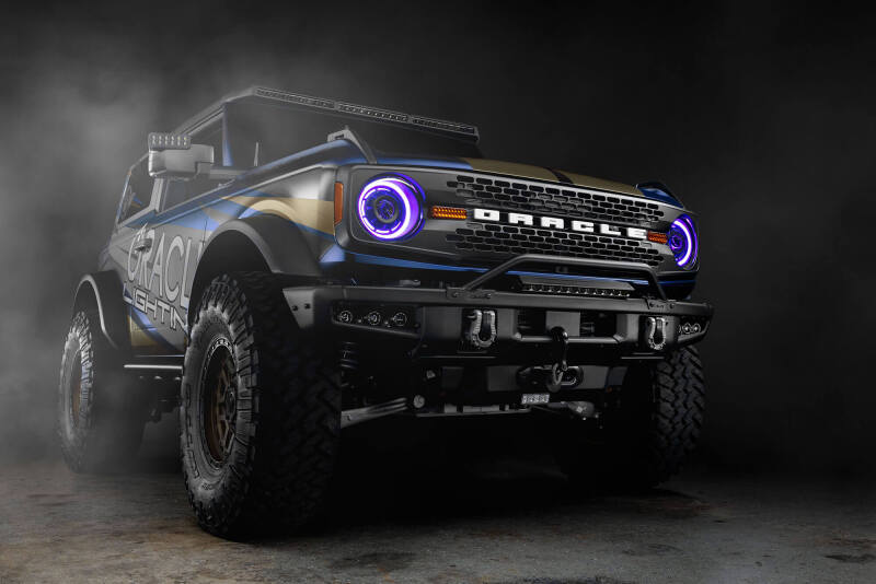 Oracle 2021+ Ford Bronco Oculus Bi-LED Projector Headlights - ColorSHIFT LED thumbnail 7