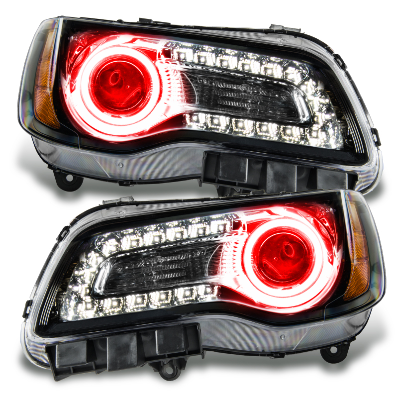 Oracle 11-14 Chrysler 300C SMD HL - Black - NON HID - Red thumbnail 5