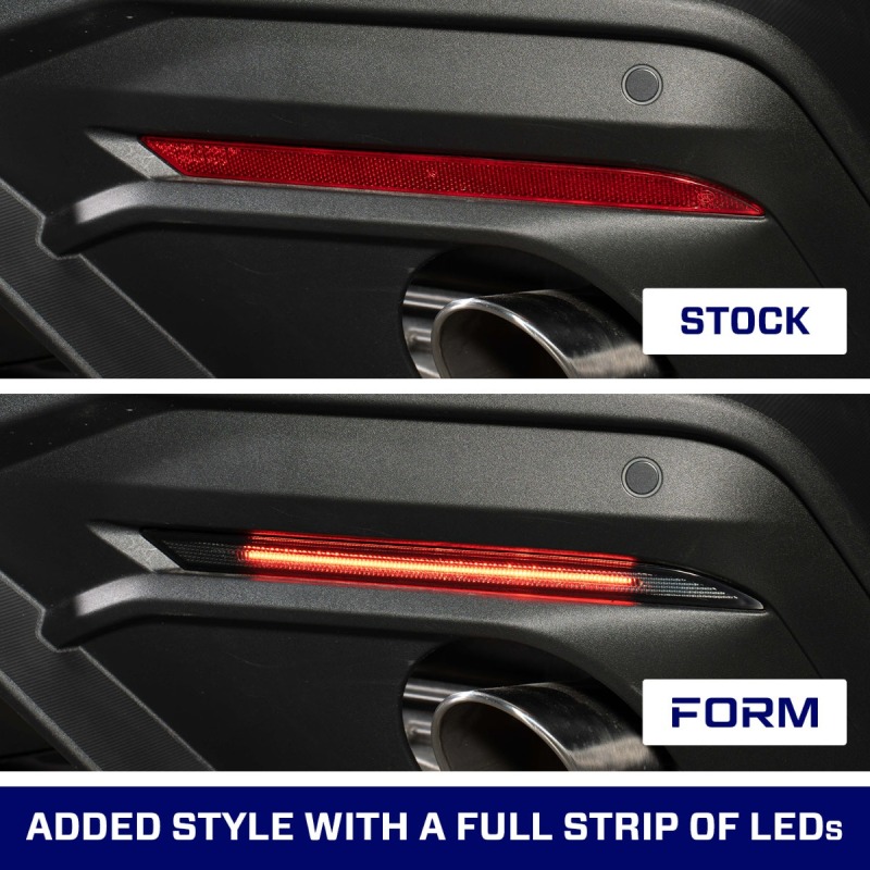 Form Lighting 2018+ Mustang LED Rear Reflector Red (Pair)