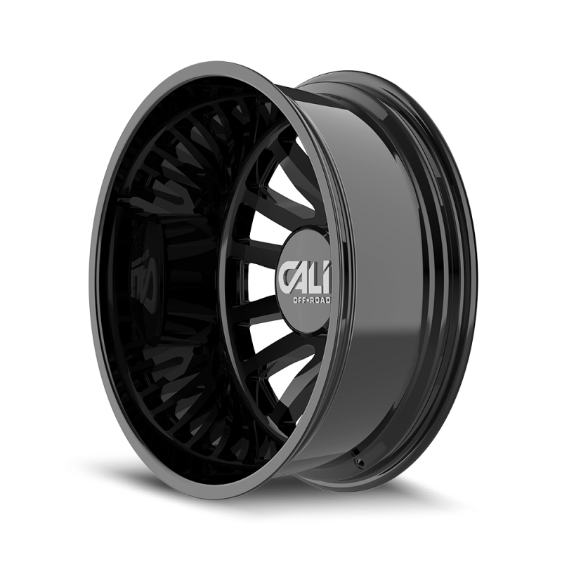 Cali Off-Road 9110D Summit Dually 20x8.25 / 8x200 BP / -192mm Offset / 142mm Hub Gloss Black Wheel