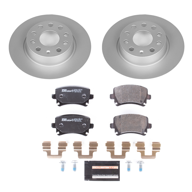 Power Stop 2010 Volkswagen Golf Front & Rear Euro-Stop Brake Kit (1x psbESK5666, 1x psbESK4623) thumbnail 6