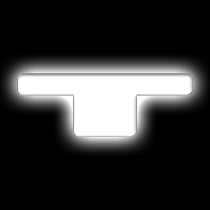 ORACLE Lighting Universal Illuminated LED Letter Badges - Matte Wht Surface Finish - T
