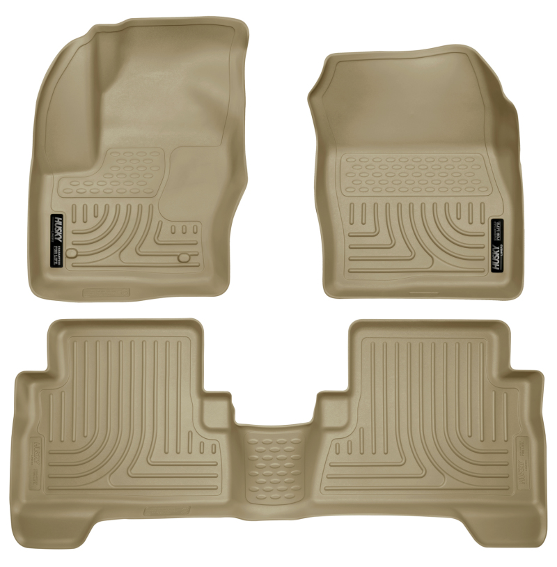 Husky Liners 2013 Ford Escape WeatherBeater Combo Tan Floor Liners thumbnail 3