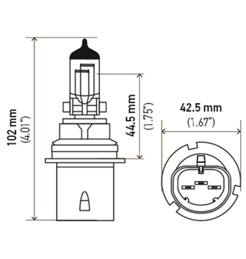 Hella Bulb 9004/Hb1 12V 65/45W P29T Longlife thumbnail 5