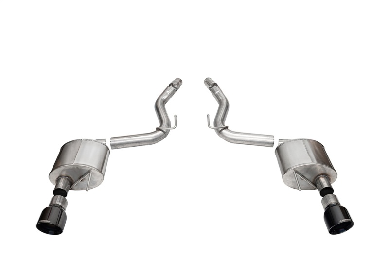 Corsa 2024+ Ford Mustang GT Sport Axle-Back Dual Rear Exit with 4.5in Black PVD Pro-Series Tips
