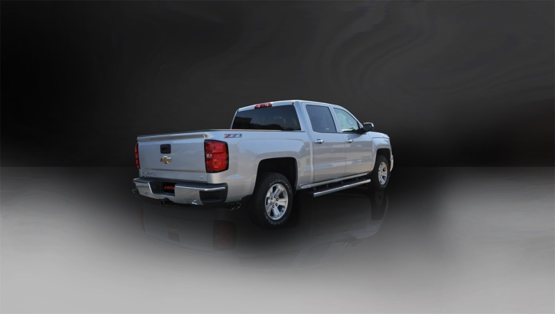 Corsa 14-19 GMC Sierra/Chevy Silv 1500 Reg. Cab/Std. Bed 5.3L V8 Black Sport Single Side CB Exhaust thumbnail 8