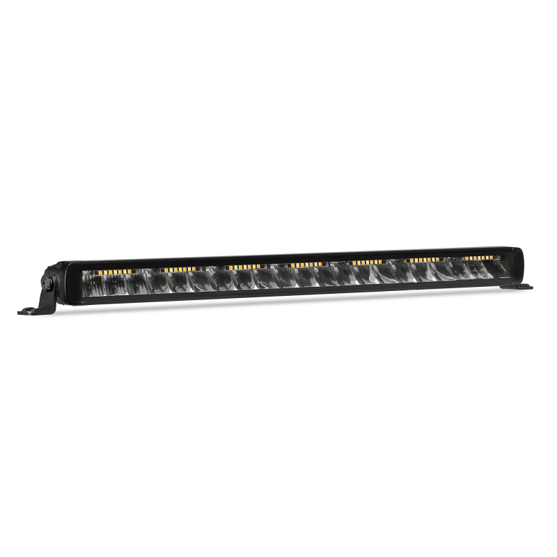 Go Rhino Xplor Blackout Combo Series Sgl Row LED Light Bar w/Amber (Side/Track Mount) 20.5in. - Blk thumbnail 5