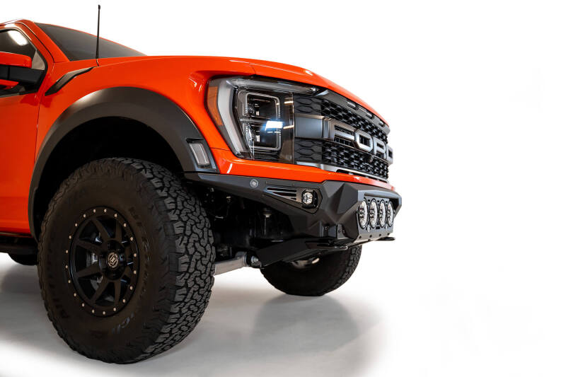 Addictive Desert Designs 2021+ Ford Raptor Bomber Front Bumper w/ 4 Rigid 360 6in Light Mounts thumbnail 8