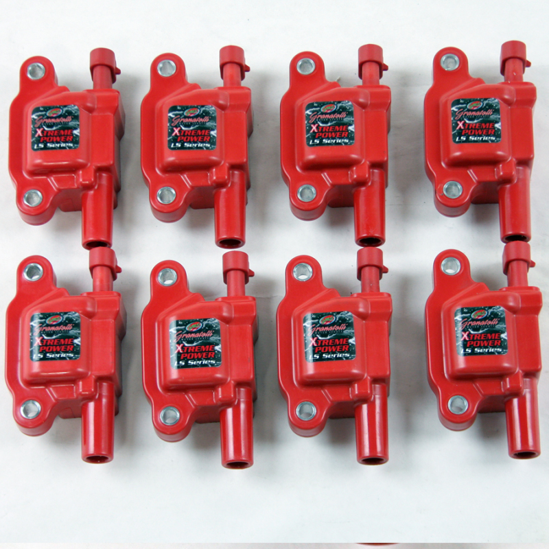 Granatelli 05-13 GM LS1/LS2/LS3/LS4/LS5/LS6/LS7/LS9/LSA Hi-Perf Coil Packs - Red (Set of 8) thumbnail 2