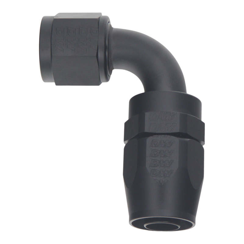 DeatschWerks 10AN Female Swivel 90-Degree Hose End CPE - Anodized Matte Black thumbnail 2