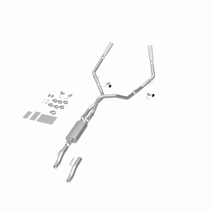 MagnaFlow 11 Ford F-150 3.7L/5.0L/6.2L SS Catback Exhaust Dual Split Rear Exit w/ 3.5in SS Tips thumbnail 8