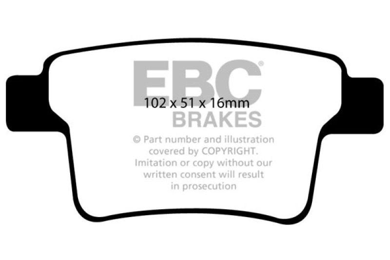 EBC S2 Brake Pad and Rotor Kit (1x ebcUSR7252, 1x ebcDP21731) thumbnail 9