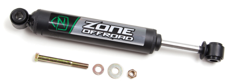 Zone Offroad 07-18 Jeep Wrangler JK Single Steering Stabilizer - Black thumbnail 2