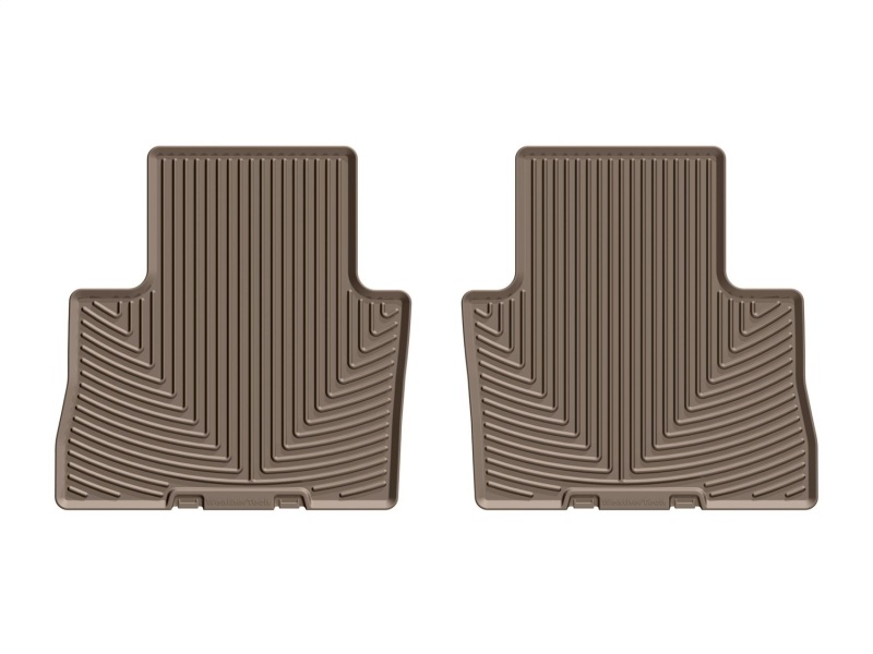 WT Rubber Mats - Rear - Tan