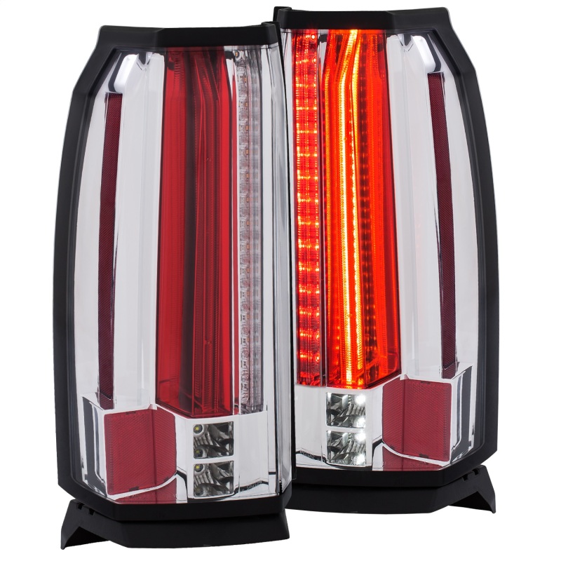 ANZO 2015-2017 Chevrolet Suburban/Tahoe LED Taillights Chrome thumbnail 3