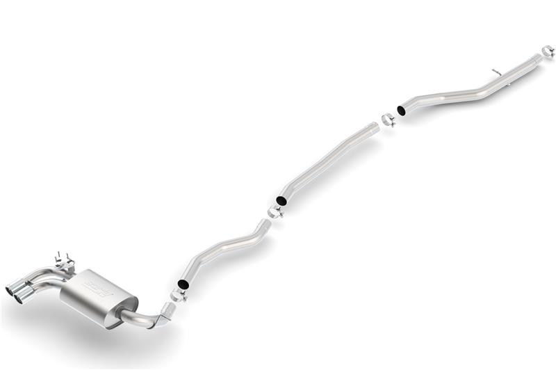 Borla 12-15 BMW 328i Sedan 2.0L AT/MT RWD Dual Left Rear Exit Catback Exhaust