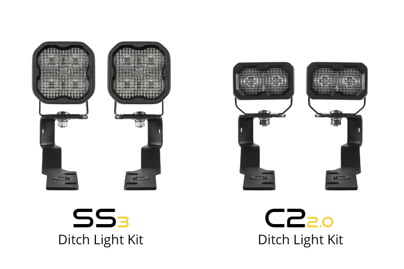 Diode Dynamics 19-25 Toyota RAV4 SS3 LED Ditch Light Kit - Sport White Combo thumbnail 2
