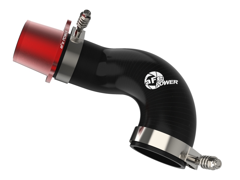 BladeRunner Turbo Muffler Delete for aFe Charge Pipe Red