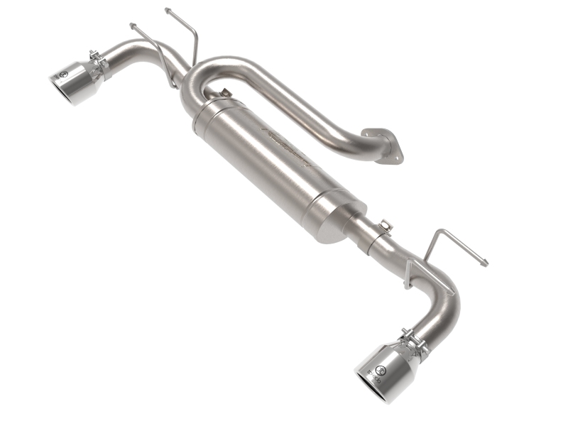 aFe 19-22 Mazda 3 L4 2.5L Takeda 3in to 2-1/2in 304 Stainless Steel Axle-Back Exhaust w/Polished Tip thumbnail 2