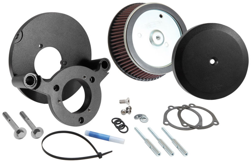 K&N 99+ Harley-Davidson Street Metal Intake System - Hammer Black