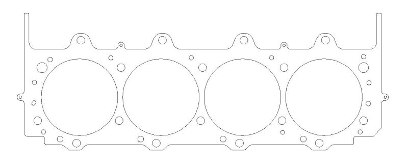 Cometic GM Pro Stock V8 .040in MLX Cylinder Head Gasket - 4.860in Bore - 5.200in Bore Center thumbnail 3