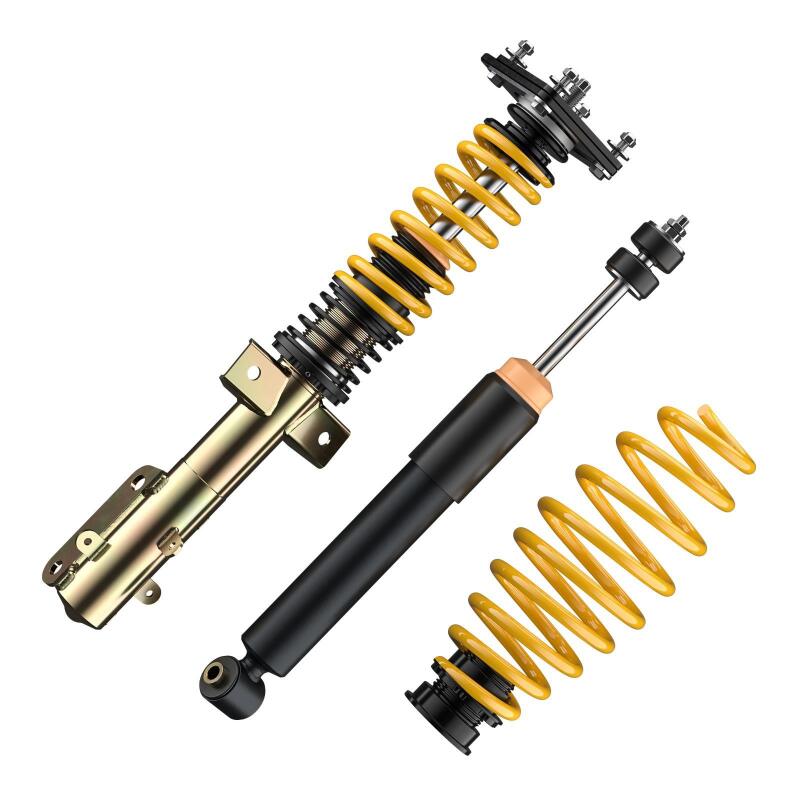 ST Suspensions Performance Coilover Kits 18230855 Kit, Performance, Front and Rear, Twin-Tube, Aluminum Body, Yellow Powdercoated Spring, Ford, Kit thumbnail 9