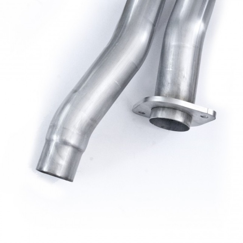Stainless Works 2017+ Ford Raptor 3.5L 3in Exhaust Factory Connection Under Bumper thumbnail 5