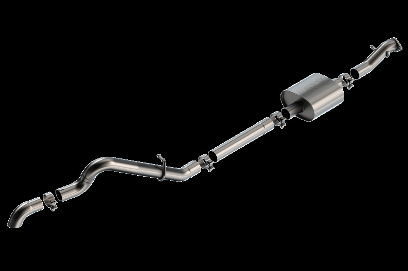 Borla 21-22 Ford Bronco 2.3L 2DR/4DR T-304 Stainless Steel Cat-Back S-Type Exhaust - Brushed thumbnail 2