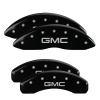 MGP 4 Caliper Covers Engraved Front & Rear GMC Black finish silver ch thumbnail 8
